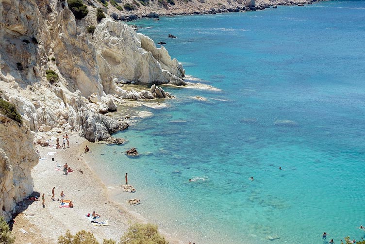 Strand von Vroulidia, Chios. Fotos © Nikolaos Zachariadis, Graz