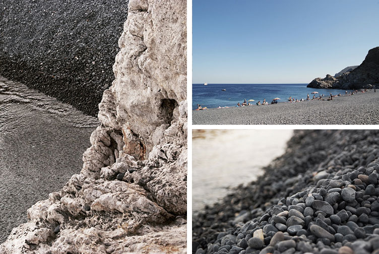 Strand von Mavra Volia, nahe Emporios, Chios. Fotos © Nikolaos Zachariadis, Graz